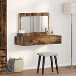 vidaXL Table de Toilette Marron 100 x 40 x 70 cm Bois d'ingénierie