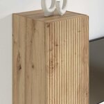 vidaXL Meuble TV mural Chêne artisan 30 x 31 x 60 cm Bois d'ingénierie