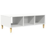 vidaXL Table basse Blanc 102 x 55 x 35 cm