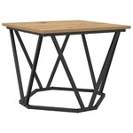 vidaXL Tables d'appoint 2 Pièces en bois d'ingénierie chêne artisan