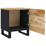 vidaXL Table de chevet 40x33x46 cm Bois de manguier solide