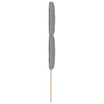 vidaXL Tête de lit design blocs de diamant gris clair 90 cm en tissu