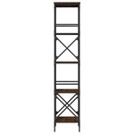 vidaXL Bibliothèque à 5 niveaux chêne marron 59x35x171 cm