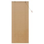 vidaXL Stores et Occultants Marron Clair 90 x 220 cm Bambou
