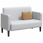 vidaXL Coussin de Dos Marron 45 x 20 x 35 cm Tissu en velours côtelé