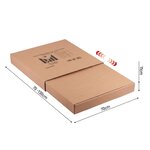 Carton déménagement écran ou cadre ajustables – L 70X l 11X h 70-130 cm