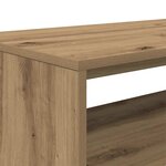 vidaXL Meuble TV chêne artisanal 60x40x40 cm bois d'ingénierie