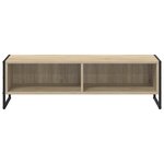 vidaXL Meuble TV Sonoma 100 x 36 5 x 30 5 cm Bois d'ingénierie