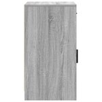 Buffet vidaXL Gris Sonoma 40x41x75 cm en Bois d'ingénierie