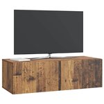 vidaXL Meuble TV mural Bois ancien 98 x 41 x 30 cm Bois d'ingénierie
