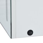 vidaXL Armoire de salle de bain à miroir LED 80x12 2x68 cm