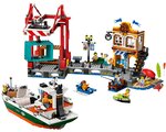 LEGO City - Port et Navire Marchand 60422 : Aventure Maritime pour Enfants de 8 Ans et Plus