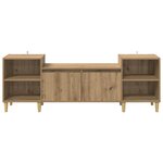 vidaXL Meuble TV Chêne artisanal 160 x 35 x 55 cm Bois d'ingénierie