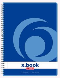 Carnet x.book A5, 80 pages, quadrillé HERLITZ