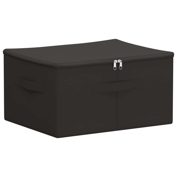 vidaXL Boîte de rangement Anthracite 43 x 34 x 23 cm Tissu intissé