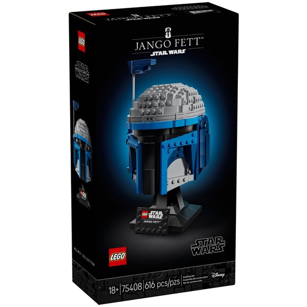 LEGO Star Wars : Casque de Jango Fett - Modèle 75408 à Construire pour Adultes