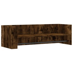 vidaXL Étagère murale chêne fumé 100x35x30 5 cm bois d'ingénierie
