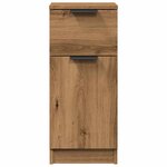 vidaXL Buffets 2 Pièces chêne artisanal 30x30x70 cm bois d'ingénierie