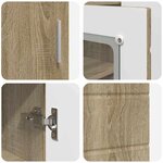 vidaXL Buffet Chêne sonoma 55 5 x 29 x 100 cm Bois d'ingénierie