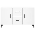 vidaXL Buffet blanc 100x36x60 cm bois d'ingénierie
