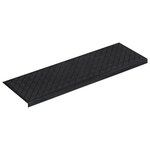vidaXL Marches d'escalier 10 Pièces 25x75 cm caoutchouc
