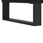 vidaXL Table basse Noir 60x44 5x45 cm Bois d'ingénierie