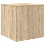 vidaXL Tables gigognes 3 Pièces Chêne sonoma Aggloméré