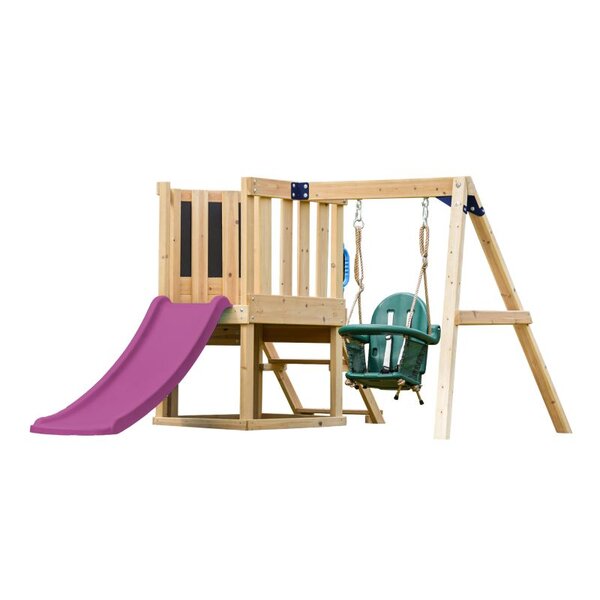Mini Aire de jeux - Toboggan violet - Timo