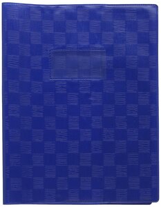 Protège-cahier Madras PVC 22/100e Avec Rabat Marque page 21x29,7 jaune CALLIGRAPHE