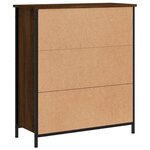 vidaXL Buffet chêne marron 70x30x80 cm bois d'ingénierie