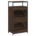 vidaXL Armoire à chaussures chêne marron 60x34x112cm bois d'ingénierie