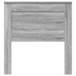 vidaXL Tête de lit Gris Sonoma 100 cm Bois d'ingénierie