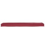 vidaXL Coussin de palette Rouge bordeaux 180 x 40 x 8 cm Tissu Oxford