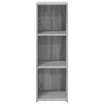 vidaXL Buffet sonoma gris 30x41x93 cm bois d'ingénierie