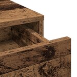 vidaXL Table de Toilette Marron 50 x 41 x 140 cm Bois d'ingénierie