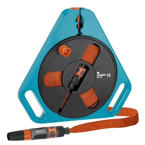 Gardena tuyau plat classic roll-fix 15 m 756-20