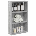 vidaXL Armoire murale de salle de bain Gris Sonoma 30 x 10 x 50 cm
