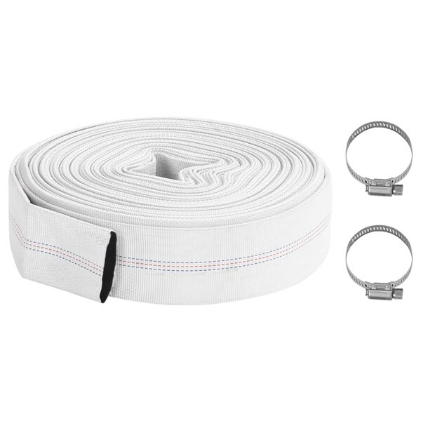 vidaXL Tuyau plat 20 m 2" PVC