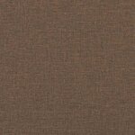 vidaXL Canapé à 2 places Marron 140 cm Tissu