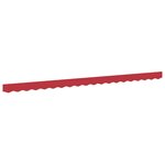 vidaXL Bande de auvent Rouge 4.3 x 0.2 m Toile