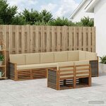 vidaXL Ensemble de canapés d'extérieur 7 pc