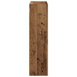 vidaXL Armoire murale de salle de bain Bois ancien 40 x 16 x 62 5 cm