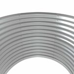 vidaXL Lit surélevé de jardin Acier galvanisé 100x100x68cm gris