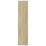 vidaXL Buffet haut chêne sonoma 50x41x185 cm bois d'ingénierie