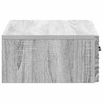 vidaXL Table d'appoint murale 59 x 34 5 x 17 cm Bois d'ingénierie