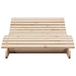 vidaXL Chaise longue 205x80x31 5 cm bois massif de pin