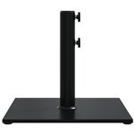 vidaXL Base de parasol pour mâts Ø32/38/48 mm 17 kg carré