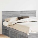 vidaXL Tête de lit Gris Sonoma 160 cm Bois d'ingénierie