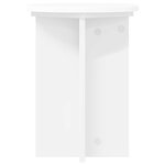 vidaXL Support de Plante 2 pièces Blanc Ø29 5 x 40 cm