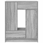 vidaXL Buffet avec tiroirs et portes sonoma gris 73x31x90 cm